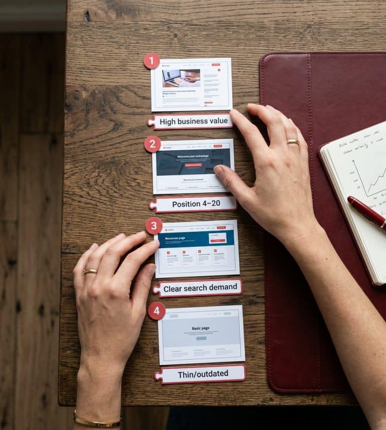 How We Decide Which Pages to Optimise First