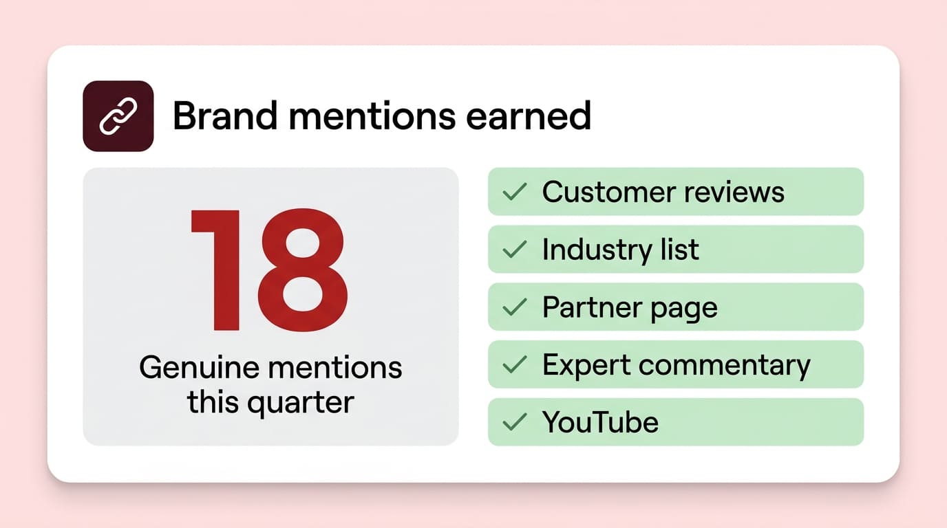 Earned Mentions and Reviews illustration